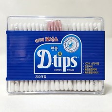 디팁스 위생면봉 200개입 제거 툴 청결 용품 뷰티 필름 미용 도구 청소 용 면봉