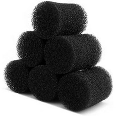 6개입 수족관 사전 필터 흡입 스펀지 교체품 플루발 AC70/AC110/파워 필터용 담수 및 염수 수족관용, 6개입 수족관 사전 필터 흡입 스펀지 교체품 플루발 A