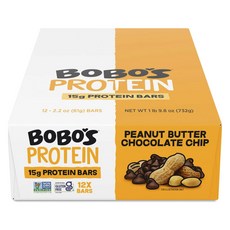 BOBO'S OAT BARS 花生醬巧克力蛋白棒 12 克, 1個, 732g