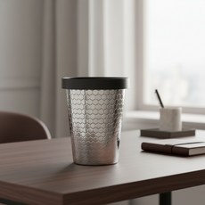 기타 브랜드 스텐휴지통 오픈형 휴지통 쓰레기통 중형 (10L), 중 (10L)