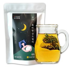 좋은바디연구소 국내산 농협 흑하랑 상추 굿드림티 유기농 상추차 카페인없는차 잠잘오는차 15T, 1.5g, 15개입, 3개