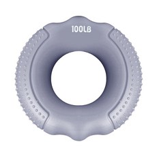 실리콘 링 강화제 손가락 트레이너 손목 확장기 근육 스트레처 아, 1.Gray 100LB × 1개
