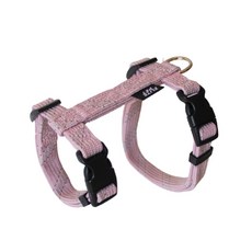 ELITE PET 艾利沛 FLASH閃電系列 貓用工字胸背帶牽繩組 L 大貓貓推薦, 霧粉, 1