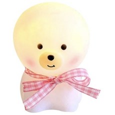 올샵 LED 귀여운 애니멀 무드등, 핑크비숑