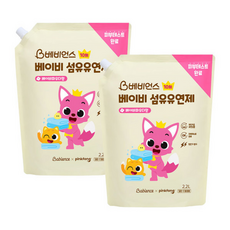 핑크퐁 베이비 유연제 총, 2개, 2개입, 2.2L