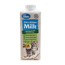 Pets OWN 澳洲寵物專屬牛奶 250ml-1000ml 幼貓 幼犬 成犬 貓狗通用, 1個, 貓咪專用 250ml, 250ml, 牛奶