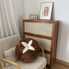 귀여운 게으름뱅이용 쿠션 소파 베개 침대 거실 등받이 쿠션, 45cm, 표고버섯 모양 베개