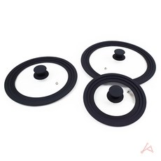 아이템스팟 다용도 멀티뚜껑 유리 음식 실리콘, 중