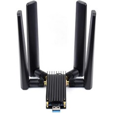 USB에서 M.2 B 키 5G 모듈 어댑터 알루미늄 합금 방열판 쿼드 안테나 USB 3.1 인터페이스 SIMComQuectelFibocom 호환 30423052용 라즈베리 파이, USB에서 M.2 B 키 5G 모듈 어댑터 알루미늄 합