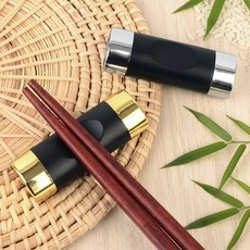 젓가락받침 블랙 메탈 싱글 수저받침대 1개