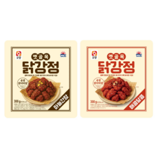 사조오양 옛골목 닭강정 매콤달콤 300g + 마늘간장 300g, 600g, 2세트