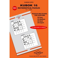 (영문도서) Kubok 16: 100+ Mathematical Puzzles - N.1 2024 Paperback, Independently Published, English, 9798326337467