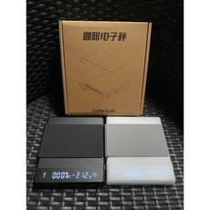 HOWYAI 第四代智能手沖義式兩用電子秤 慕尼黑伊麗莎白系列 自動沖煮模式 粉水比記錄 義式自動萃取 靜音模式, 黑色, 1個, 慕尼黑.伊麗莎白系列