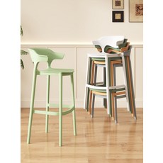 스태킹 바체어 홈바 등받이 바텐의자 카페 의자, 좌석 50cm 55cm 60cm 70cm