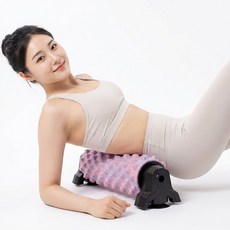 마사지볼 폼롤러 EVA 홈트 스트레칭 Axivo, 1개, 핑크블루