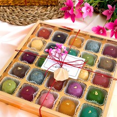 수제 과일 양갱 부모님 할머니 생신 행사 답례품, 25개