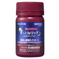 FUJIFILM 富士 藏紅花酸Plus蝦青素熟睡丸, 1個, 60片