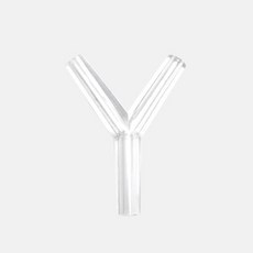 청룡아쿠아 알파벳 Y자 에어분배기 (투명), 1개