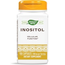 Nature's Way 然萃維 日常肌醇膠囊 500mg, 1組, 100顆