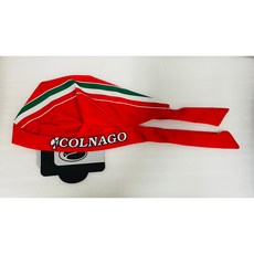 Colnago 可樂果 義大利製 單車小布帽 海盜帽 黑色, 紅色海盜帽,F size, 1個