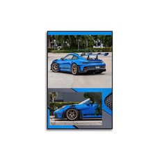 슈퍼카 스포츠카 액자 벽 장식 인테리어 레이싱 포스터, PS프레임 + 캔버스, 50x70, NPSC-14