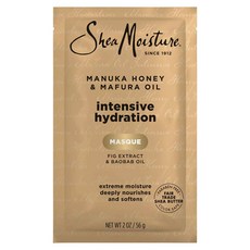 Shea Moisture 麥蘆卡蜂蜜和馬芙油強效保濕髮膜, 1個, 56g