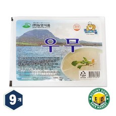 우뭇가사리 우무채 우뭇가사리채, 350g, 9개