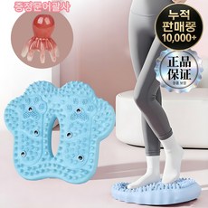지압 스텝퍼 무소음 홈트 다이어트 유산소걷기 발마사지 에어스텝퍼, 블루
