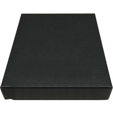 골든 스테이트 아트 아카이브 폴리오 보관함 9x12 금속 모서리가 있는 클램셸 디자인 보존 및 보관 사진 문서 카드 인쇄 예술 공예 DIY 블랙, Black