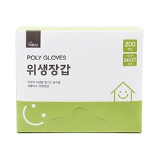 생활미소 위생장갑 200매, 200개입, 1개