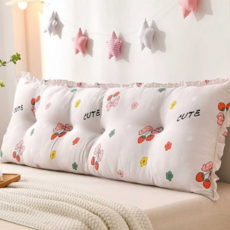 루체트리 쿠션 침대 보호쿠션 범퍼가드 침실 귀여운 대형 안방 탈부착 가능 헤드, 14. 옐로우 0.6M - 높이 51 두께10