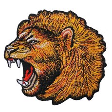 Graphic Dust 사자 자수 아이언 온 패치 사자 정글의 왕 오토바이 바이커 카 레이싱 스컬 재킷 진 갱 팀 타투 타이거 푸마 재규어