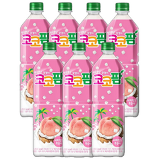 해태음료 코코팜 피치핑크 복숭아, 7개, 1L