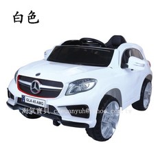 淘氣寶貝 新款兒童電動車 1011兒童玩具車 電動童車 寶寶生日禮物 四輪汽車 奔馳童車, 經典白, 1個