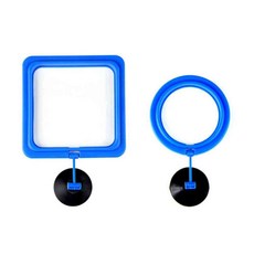 열대어 구피 거북이 피딩 컵 트레이 원형 사각형, 2-열대어피딩틀-사각, 1개