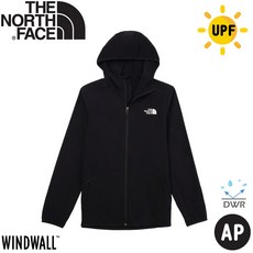 The North Face 男款 抗UV防潑水連帽外套 AP《黑》