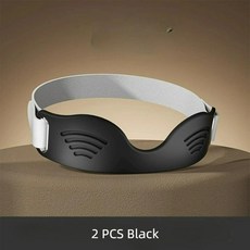 조절 슬개골 무릎 스트랩 보호대 건강 축구 농구 러닝용 고탄성 밴드, 색상: 2. 2 PCS black, 1개