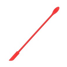 미니 실리콘 주걱 가제트 주방 핸들 긴 실리카 학 스크레이퍼 병, H. 미디엄23.5CM 레드