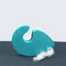 다용도 고양이 털 제거기 핸디 고양이 털 청소 스펀지 의류, 민트 블루