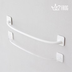 프로그 유아 욕실 수건걸이 수건평등 NEW, 1개, 미니화이트