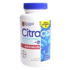 CITRACAL 檸檬酸鈣錠, 1個, 120 件
