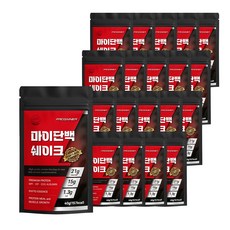 프로게이너 마이단백쉐이크 MPI 난백알부민 식물성단백질 프로틴쉐이크, 20개, 40g