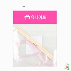 OS 우드 1100 대바늘 4mm 나무바늘 뜨개도구