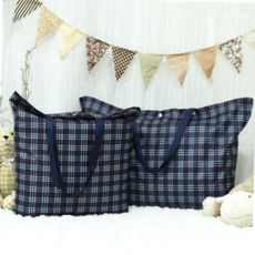 어린이집 유치원 낮잠 대용량 파우치 이불 가방 체크 패턴 침구류, 낮잠이불가방(大)_클래식 체크