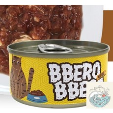 밀짚모자 상단 빼로빼로 그레이비 참치 치킨 80g 고양이캔 기호성좋은간식 미니캔사료