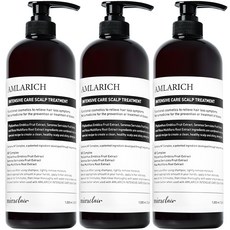 지성두피 헤어트리트먼트 탈모증상 완화 집중케어 암라리치, 1L, 3개