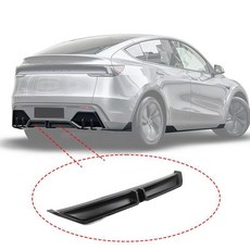 適用於 特斯拉 Model Y 後脣小包圍後擾流板, 啞黑, 特斯拉新款Model Y