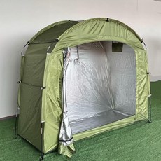 자전거 천막 간이창고 주차장 보관함 오토바이 텐트 방수, 6. 녹색 소형(200x80x165cm), 기본 사용 인원