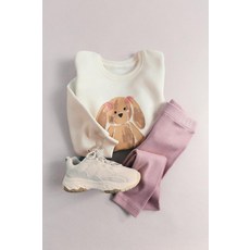 국내배송 자라 ZARA 스웨트셔츠 및 레깅스 세트 - 크림 938626