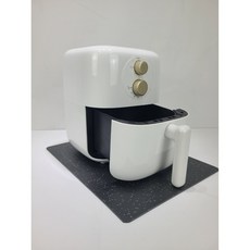 독일모티프매트 에어프라이어 받침대 열차단, 블랙 쇼트, 1개